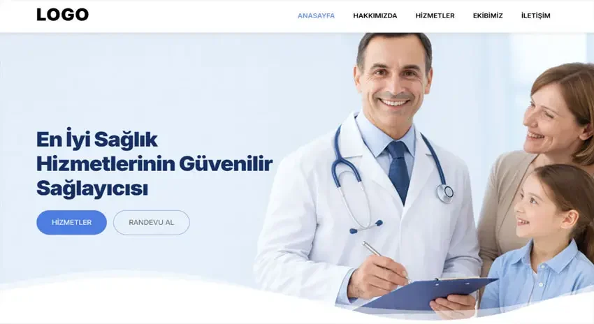 klinik web sitesi örneği